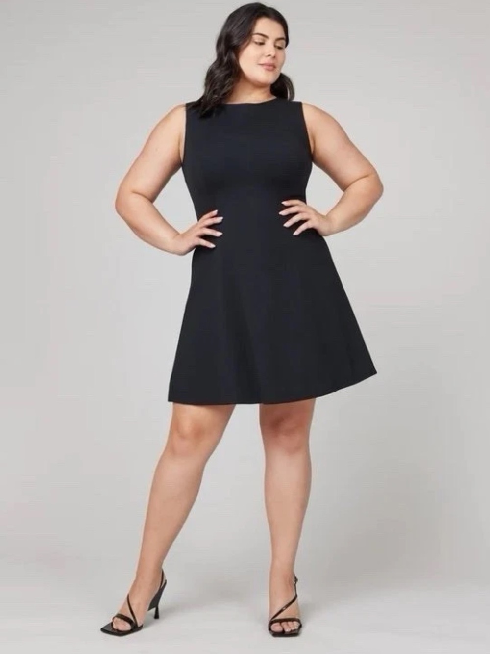 Spanx The Perfect Fit And Flare Dress Black Size 2X NEW